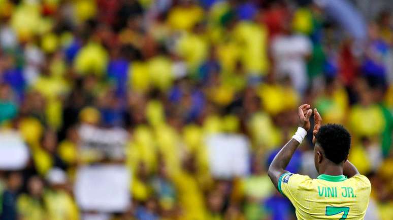 Hoje com a camisa 7, Vini Jr. vinha vestindo a 10 desde 2023