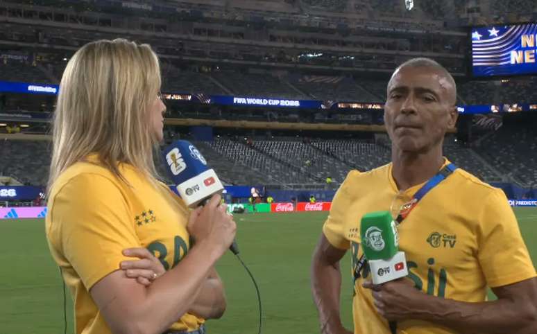 Fernanda Gentil e Romário