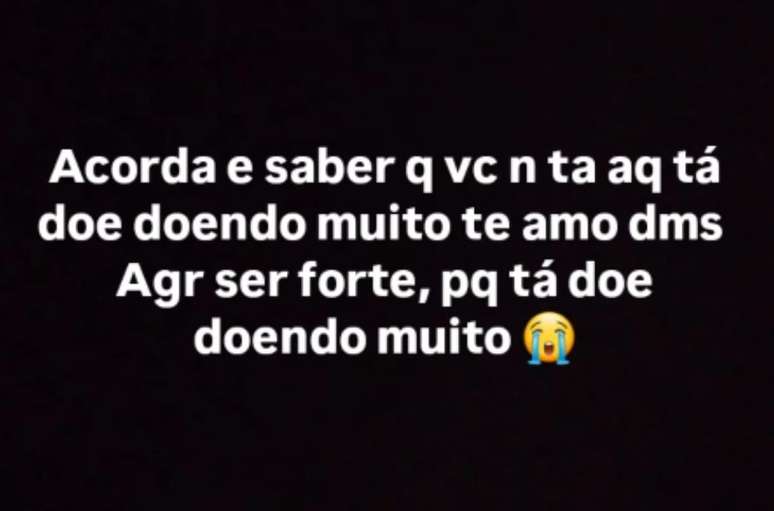 Irm&atilde;o de Maria Eduarda Rodrigues de Freitas desabafou sobre a morta da jovem nas redes sociais