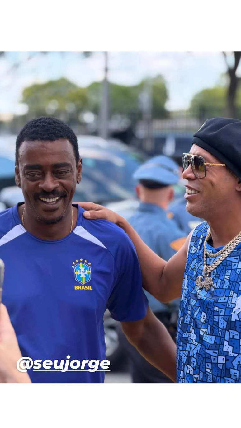 Ronaldinho Ga&uacute;cho e Seu Jorge