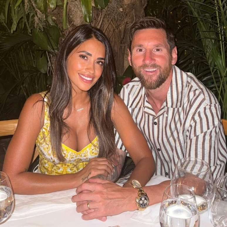 Lionel Messi e Antonela Roccuzzo se casaram em 2017