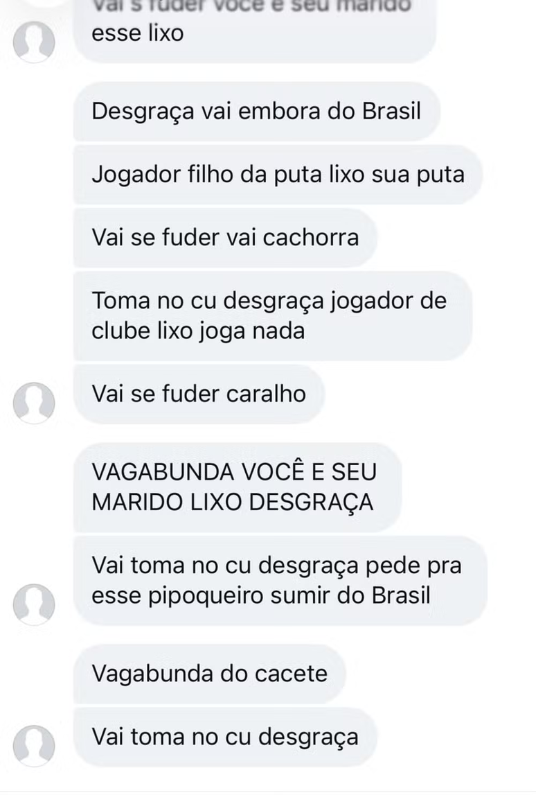 Ataques contra Raphinha. 
