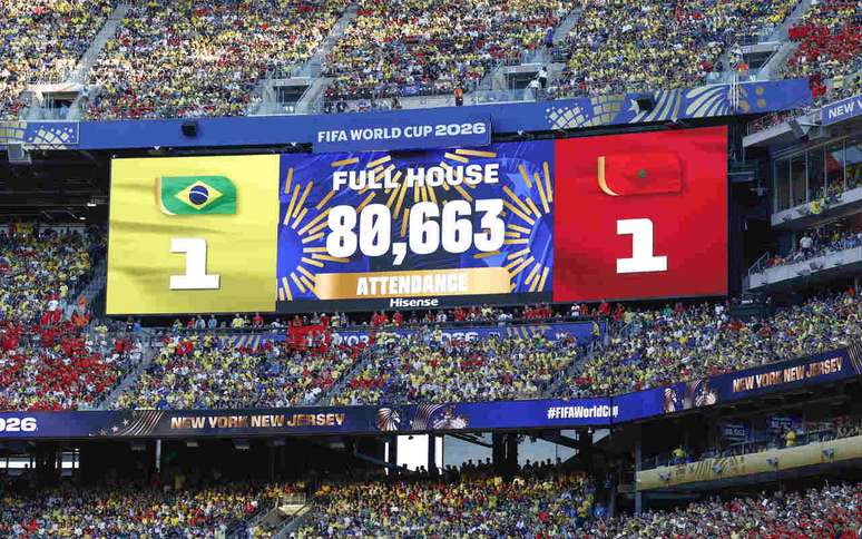 Est&aacute;dios com lota&ccedil;&atilde;o m&aacute;xima. Uma marca da edi&ccedil;&atilde;o atual da Copa &ndash;
