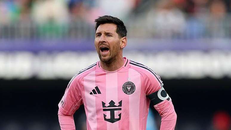 Messi joga pelo Inter Miami, dos Estados Unidos, desde 2023