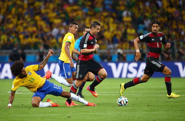 Semifinal de Brasil x Alemanha na Copa do Mundo de 2014 (Photo by Robert Cianflone/Getty Images)