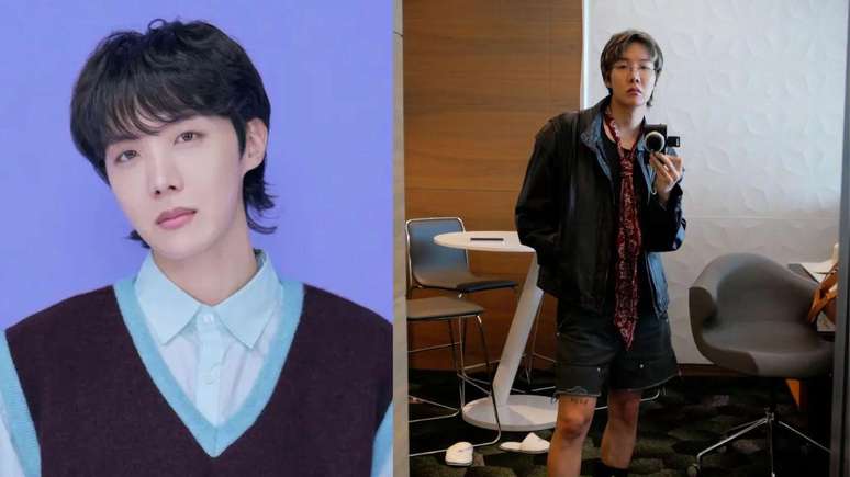 Antes e depois j-hope.