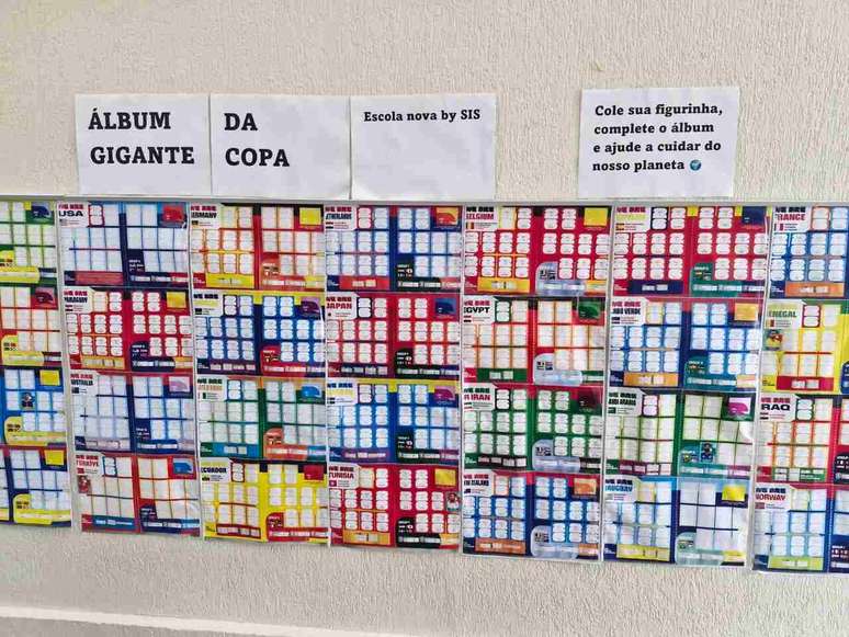 &Aacute;lbum da Copa vira ferramenta de educa&ccedil;&atilde;o ambiental em escola &ndash;