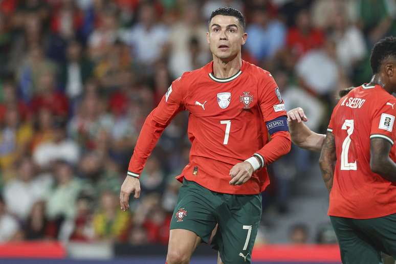 LISBON, PORTUGAL &ndash; OCTOBER 11: Cristiano Ronaldo of Portugal during the FIFA World Cup 2026 qualifier match between Portugal and Republic of Ireland at Estadio Jose Alvalade on October 11, 2025 in Lisbon, Portugal. (Photo by Carlos Rodrigues/Getty Images)