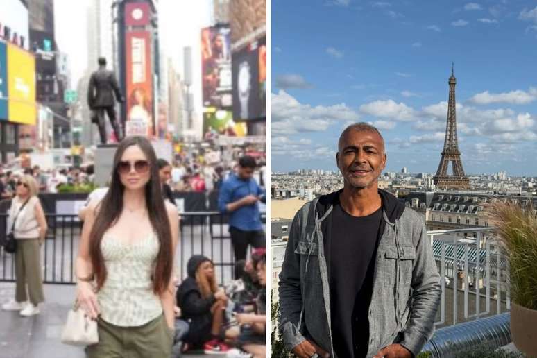 Marcielle nos EUA | Rom&aacute;rio em Paris 