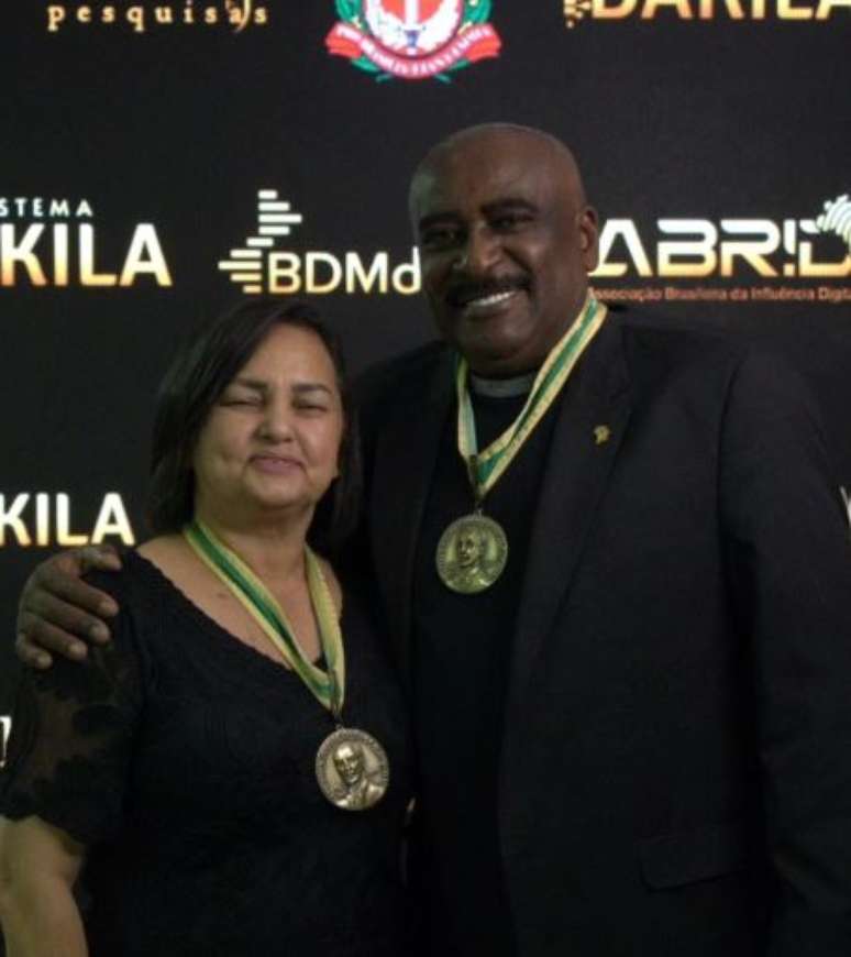 Josimar e a esposa Sandra foram homenageados na Assembl&eacute;ia Legislativa de SP