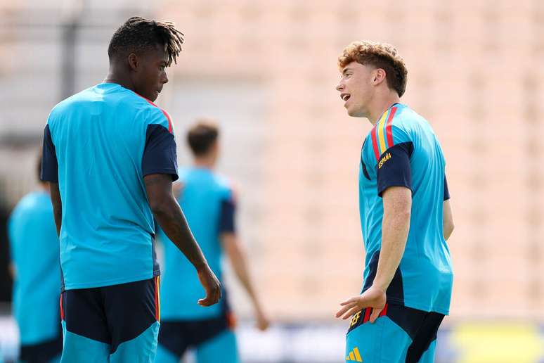 V&iacute;ctor Mu&ntilde;oz durante treinamento da sele&ccedil;&atilde;o espanhola nos Estados Unidos &ndash;