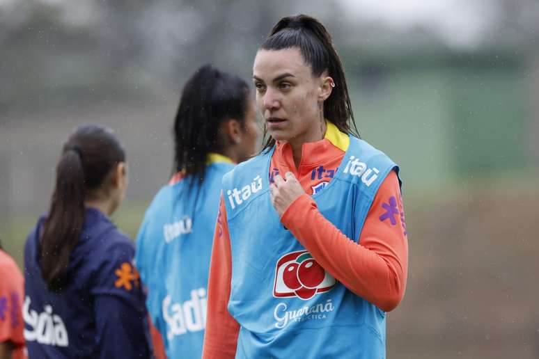 Paloma Maciel durante treino da Sele&ccedil;&atilde;o Brasileira em Itu, S&atilde;o Paulo &ndash; 