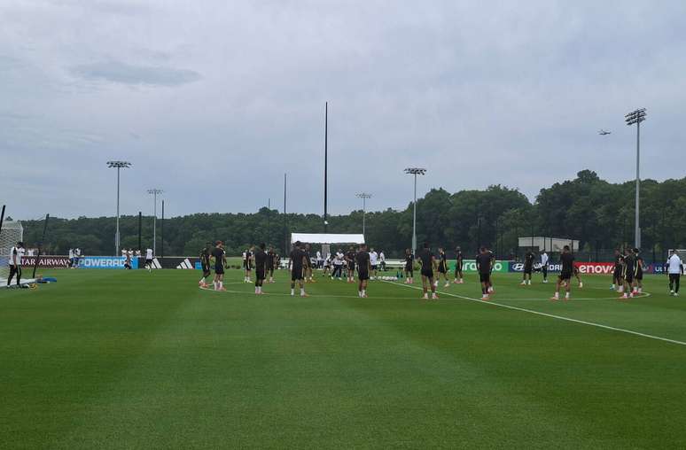 Treino da Sele&ccedil;&atilde;o Brasileira nos Estados Unidos &ndash;