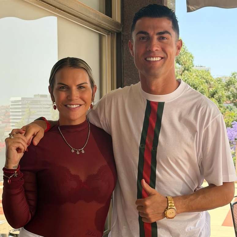 K&aacute;tia Aveiro e Cristiano Ronaldo &ndash; 