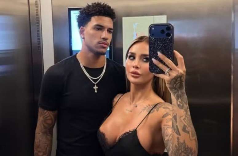 Reprodu&ccedil;&atilde;o / Instagram - Legenda: Kau&atilde; Elias, ex-Fluminense, se separou recentemente da influencer Bruna Rotta