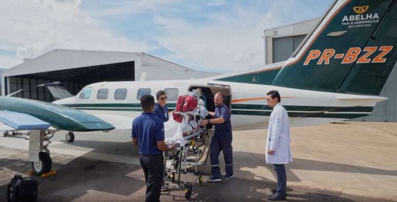 Cacique Raoni &eacute; transferido para hospital em S&atilde;o Paulo.