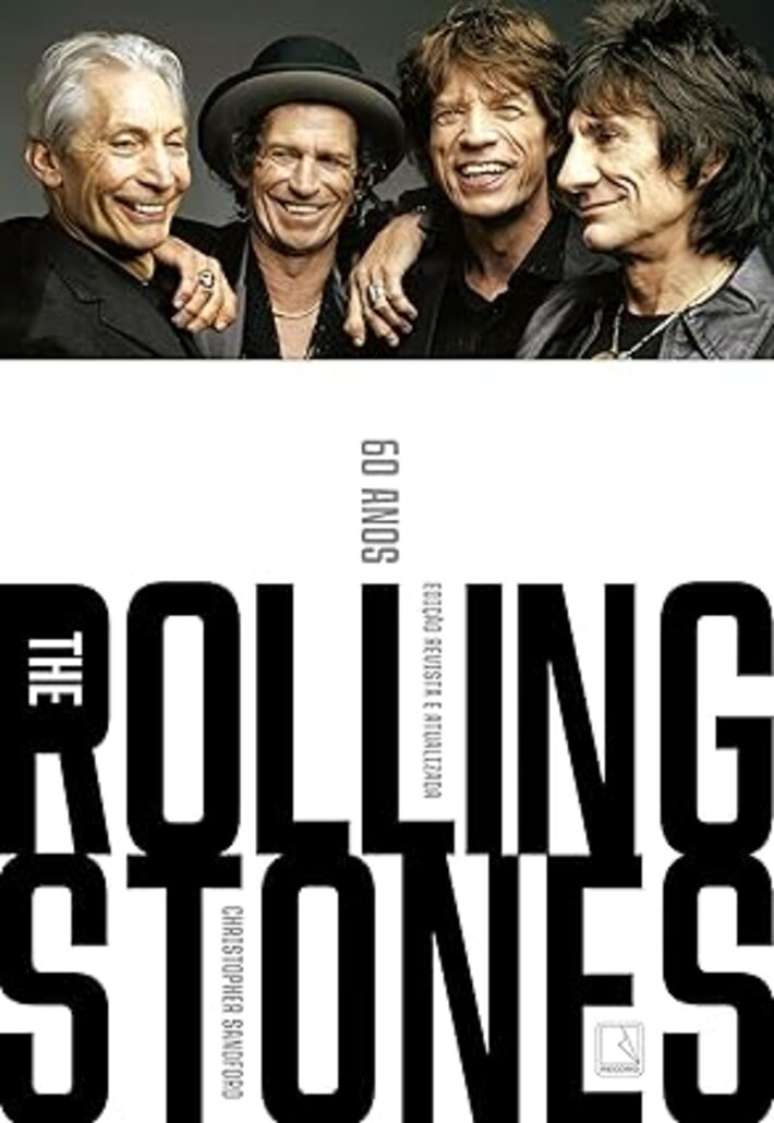 Capa de 'The Rolling Stones: Sessenta Anos', de Christopher Sandford.