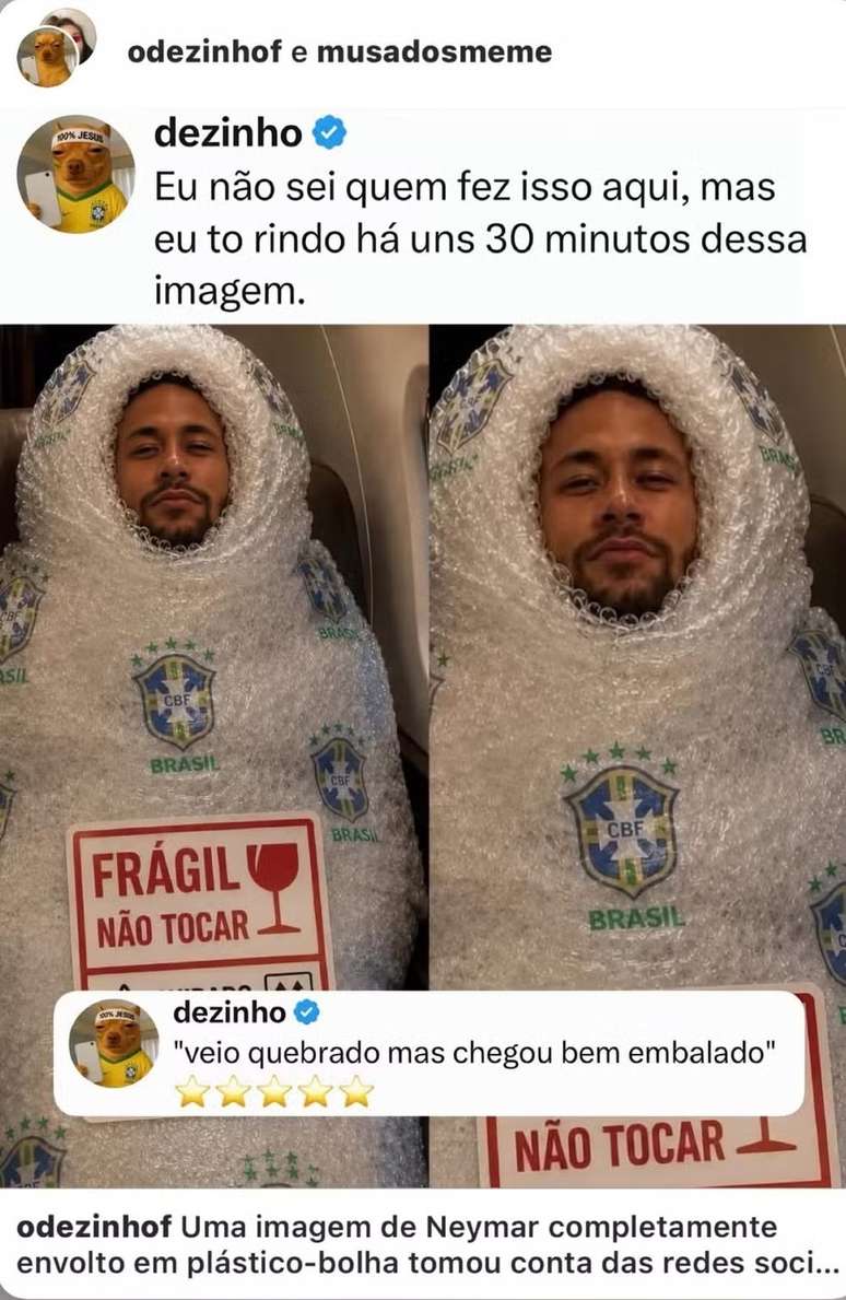 Neymar est&aacute; fora do campo por se recuperar de uma les&atilde;o
