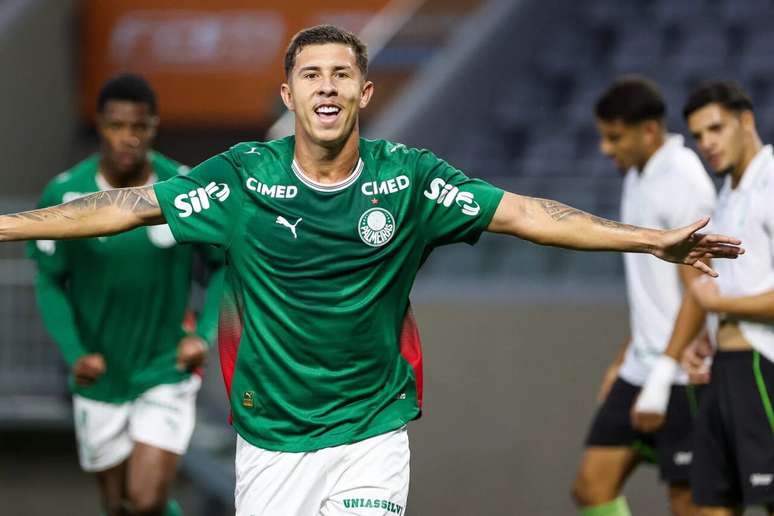 Felipe Teresa comemora gol pelo Palmeiras &ndash;