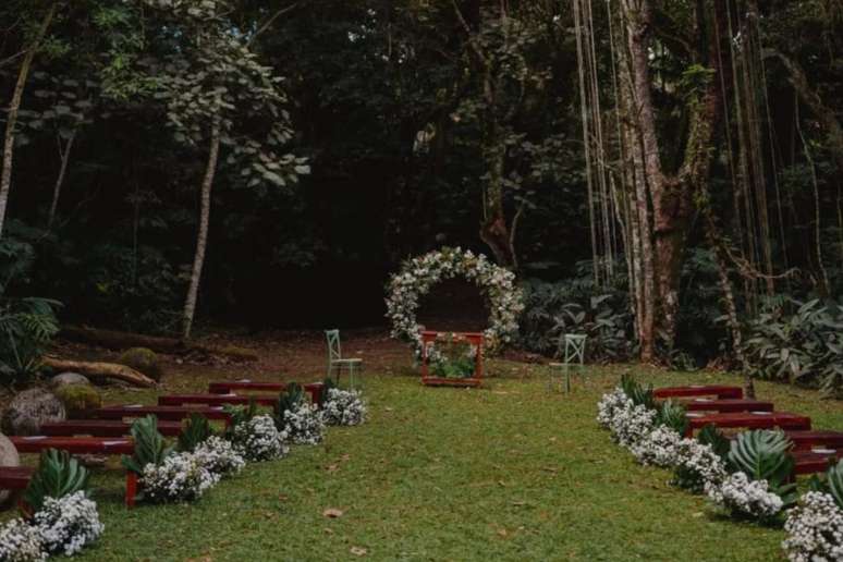 S&iacute;tio de Giulia Gam decorado para casamento