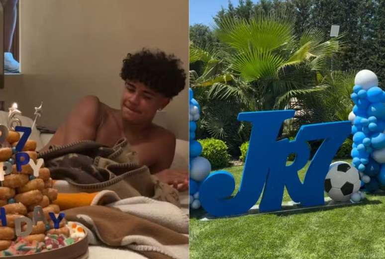 Primog&ecirc;nito de Cristiano Ronaldo, Cristiano Ronaldo Jr. celebra anivers&aacute;rio em fam&iacute;lia e amigos 