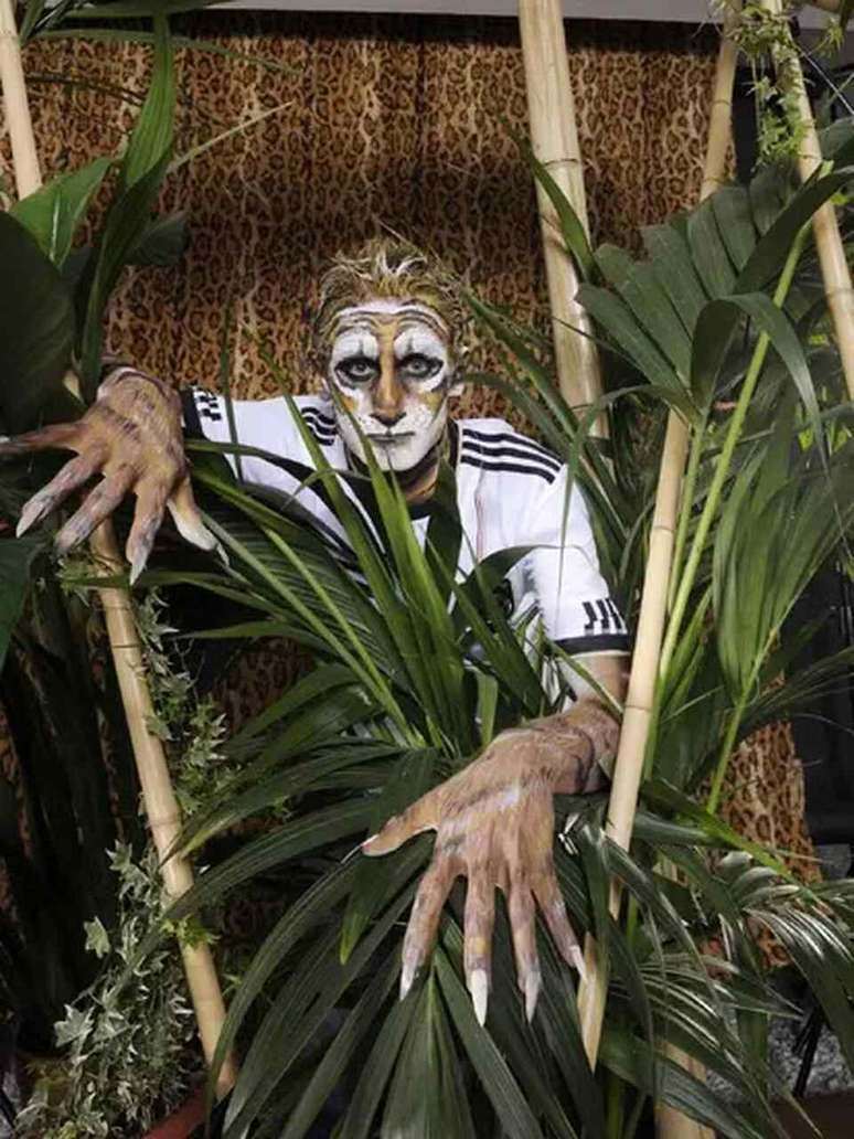 Artilheiro Klose posa como um tigre &ndash;