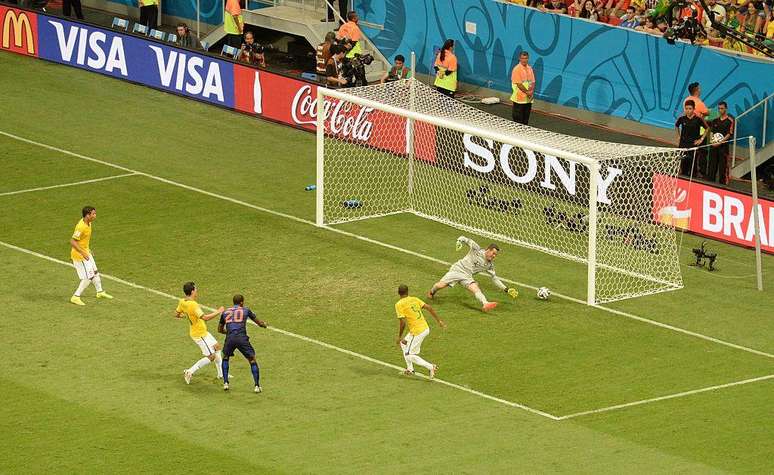 &Uacute;ltimo confronto entre Brasil e Holanda foi em 2014, quando as equipes disputaram o terceiro lugar da Copa do Mundo e os holandeses venceram por 3-0