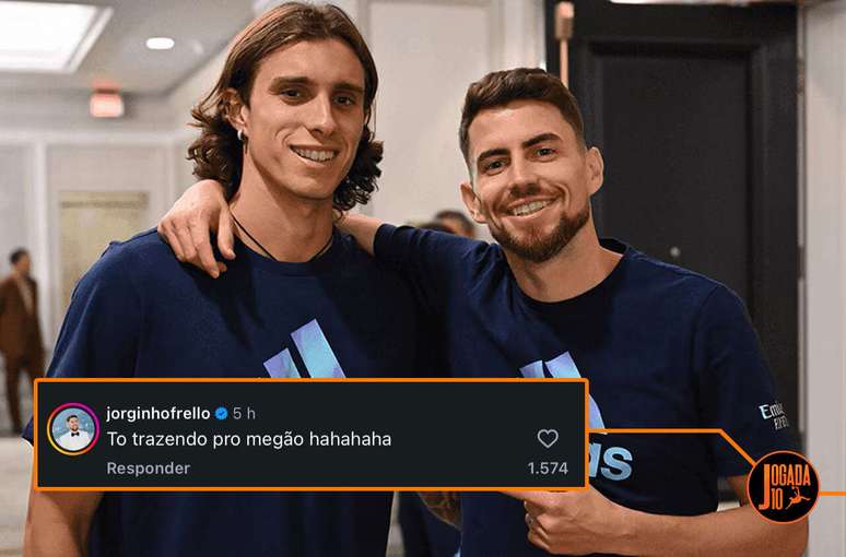 Coment&aacute;rio de Jorginho sobre Calafiori &ndash;