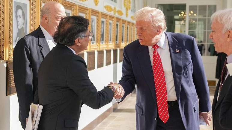 Trump e Petro reduziram as tens&otilde;es entre eles em fevereiro, durante reuni&atilde;o na Casa Branca, mas sua sintonia nunca chegou a ser completa
