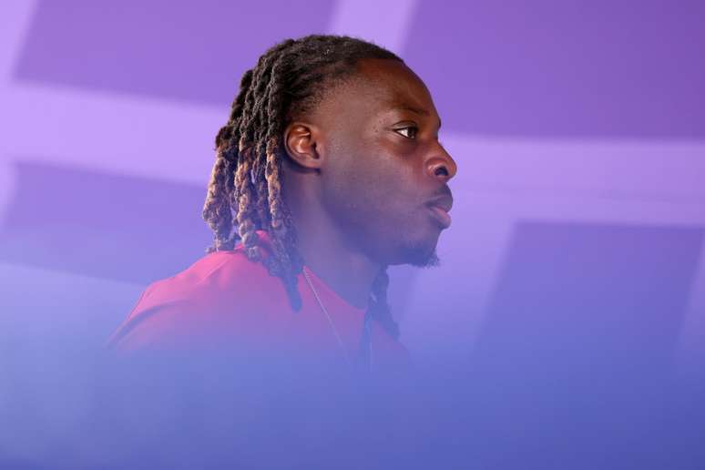 Jeremy Doku, atacante do Manchester City e da B&eacute;lgica 