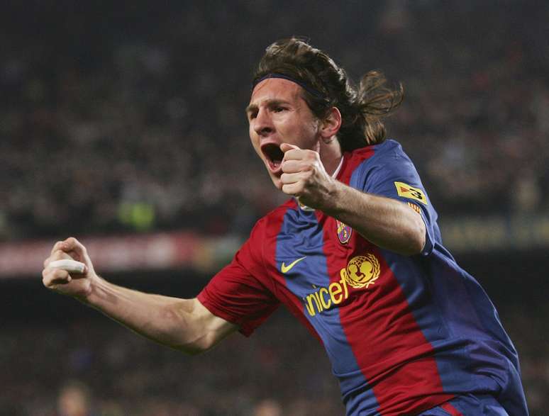 Messi pelo Barcelona 