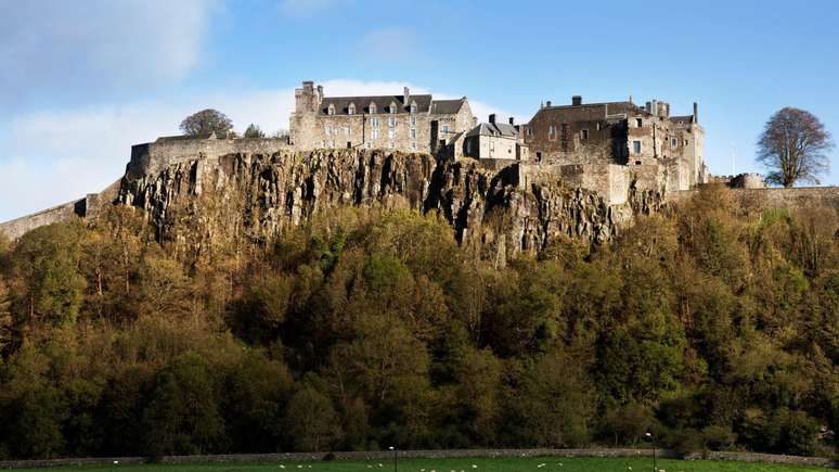 A bola foi encontrada no Castelo de Stirling
