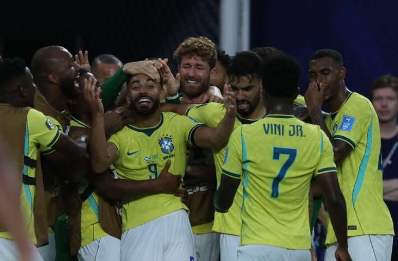 Matheus Cunha fez o terceiro gol da sele&ccedil;&atilde;o brasileira no triunfo sobre a Esc&oacute;cia