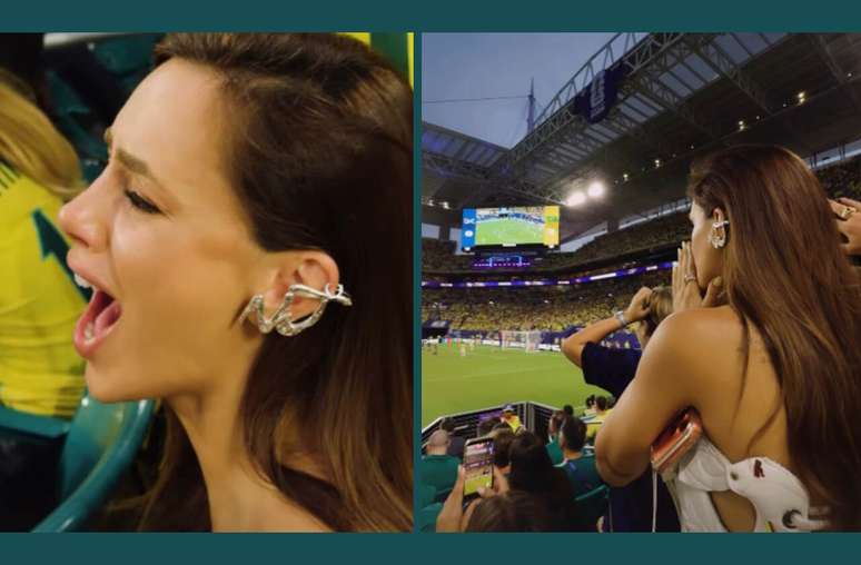 A influenciadora foi &agrave;s l&aacute;grimas durante o retorno do camisa 10 &agrave; Sele&ccedil;&atilde;o Brasileira &ndash;