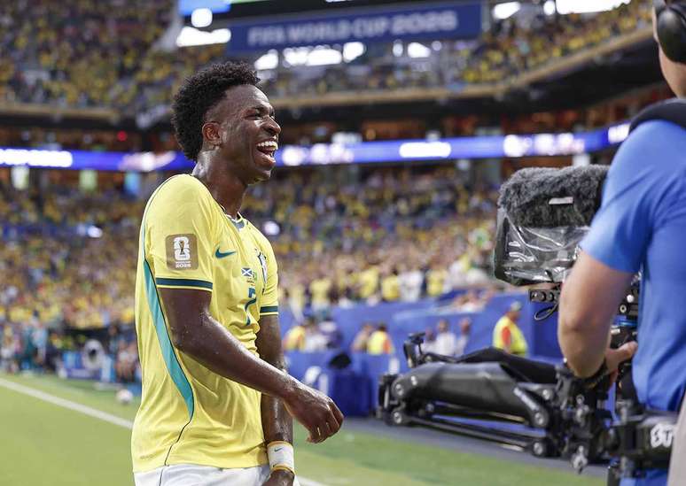 Vini vem aumentando sua m&eacute;dia de gols pela Sele&ccedil;&atilde;o &ndash;