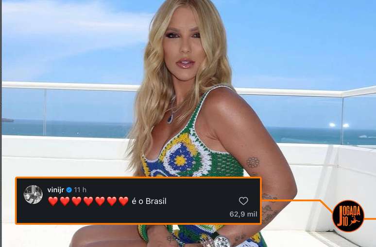 Coment&aacute;rio de Vini Jr em publica&ccedil;&atilde;o de Virginia rapidamente viralizou nas redes sociais &ndash;
