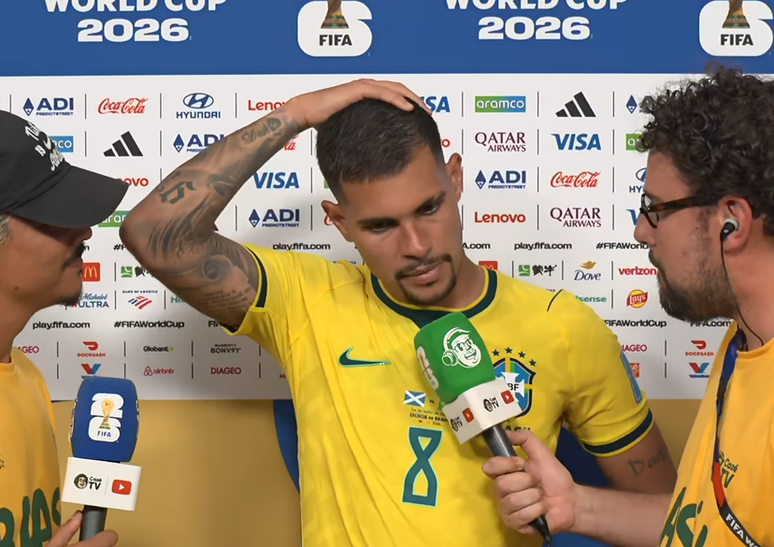 Bruno Guimar&atilde;es falou ap&oacute;s a vit&oacute;ria do Brasil sobre a Esc&oacute;cia