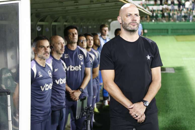 Franclim Carvalho durante partida do Botafogo 