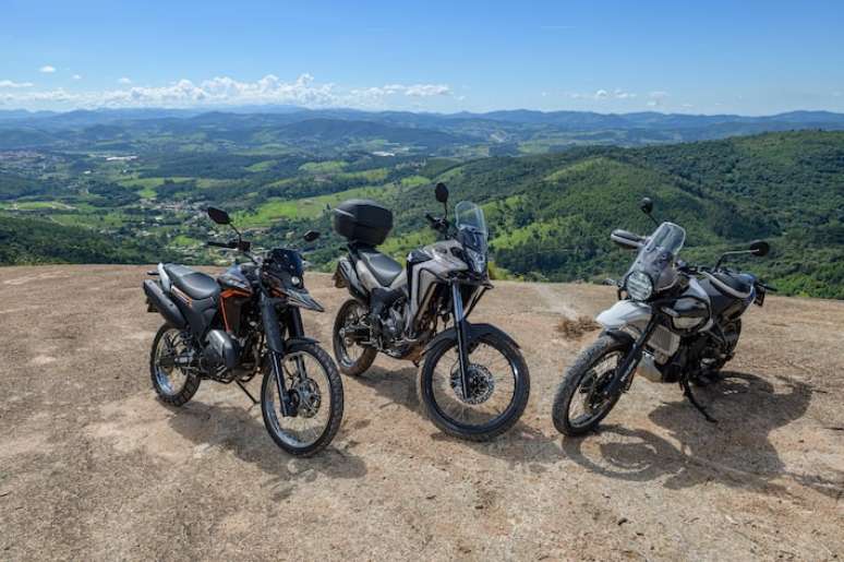 Comparativo e testes das motocicletas modelos trail: Honda Sahara, Yamaha Lander e Royal Enfield Himalayan