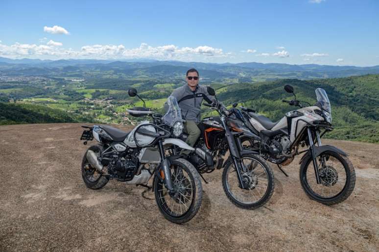 Comparativo e testes das motocicletas modelos trail: Honda Sahara, Yamaha Lander e Royal Enfield Himalayan