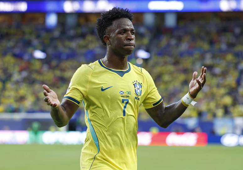 Vini Jr. sobe no ranking da Fifa e j&aacute; aparece entre os quatro melhores atacantes da Copa &ndash;