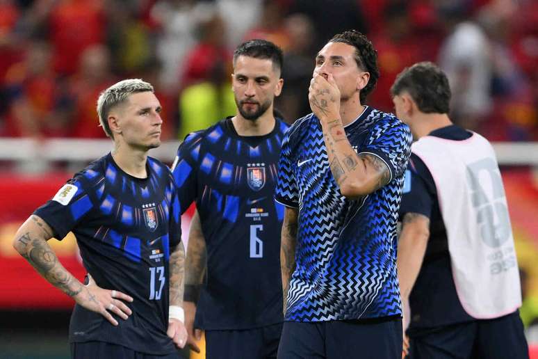 Uruguai perde para a Espanha e est&aacute; eliminado.
