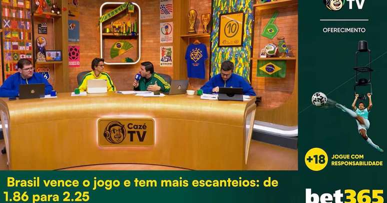 Caz&eacute;TV est&aacute; na mira de autoridades por causa de propaganda de bets durante a Copa &ndash;