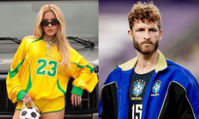 A influenciadora e o jogador iniciaram o relacionamento no final de 2023