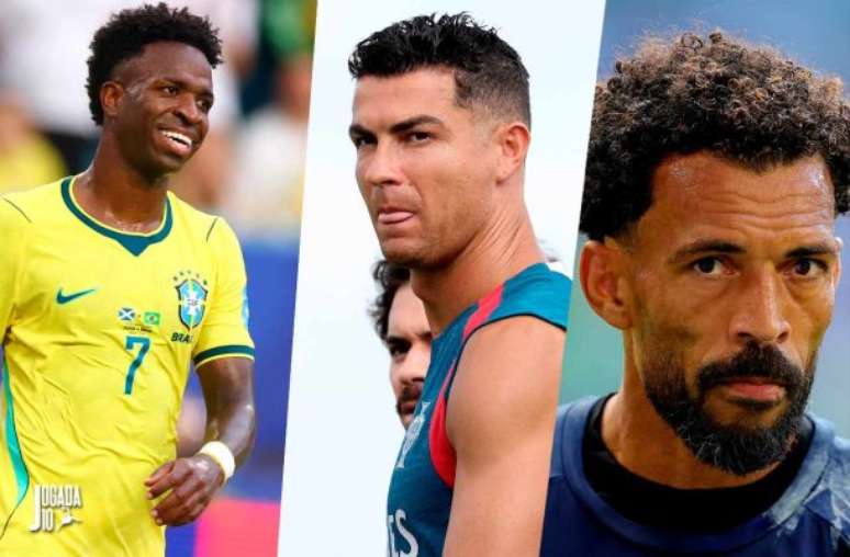 Fotos: Megan Briggs/Leonardo Fernandez/Alex Slitz/Getty Images - Legenda: Classifica&ccedil;&atilde;o portuguesa valer&aacute; feito in&eacute;dito de pa&iacute;ses lus&oacute;fonos nas Copas do Mundo -