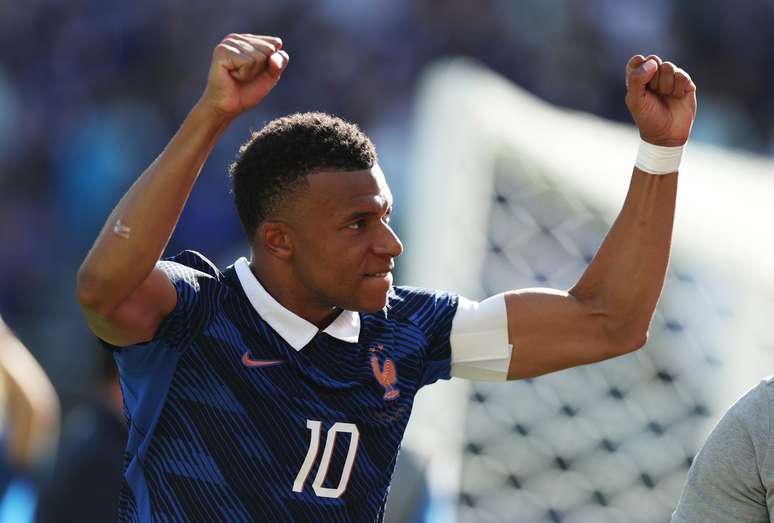 Mbapp&eacute;, destaque da Fran&ccedil;a. (Photo by Al Bello/Getty Images)