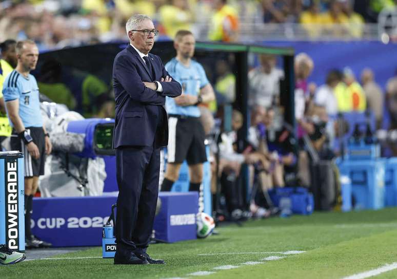 Ancelotti durante a Copa do Mundo de 2026 &ndash;
