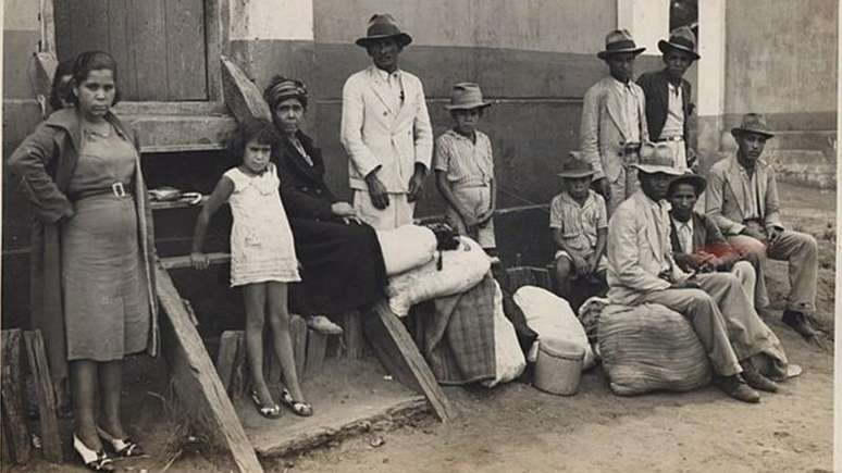 Hospedaria de imigrantes em S&atilde;o Paulo; em 1920, estrangeiros eram 35% da popula&ccedil;&atilde;o da cidade