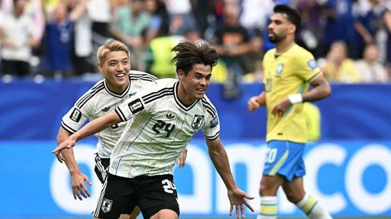 Kaishu Sano abriu o placar contra o Brasil