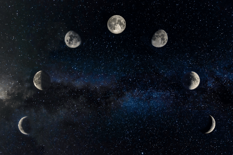 O ciclo lunar &eacute; estudado h&aacute; s&eacute;culos e serviu de base para calend&aacute;rios e observa&ccedil;&otilde;es astron&ocirc;micas 
